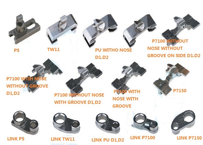 Picking Shoe Elastic Sulzer Loom Spare Parts Space 0.15-0.30mm With Projectile
