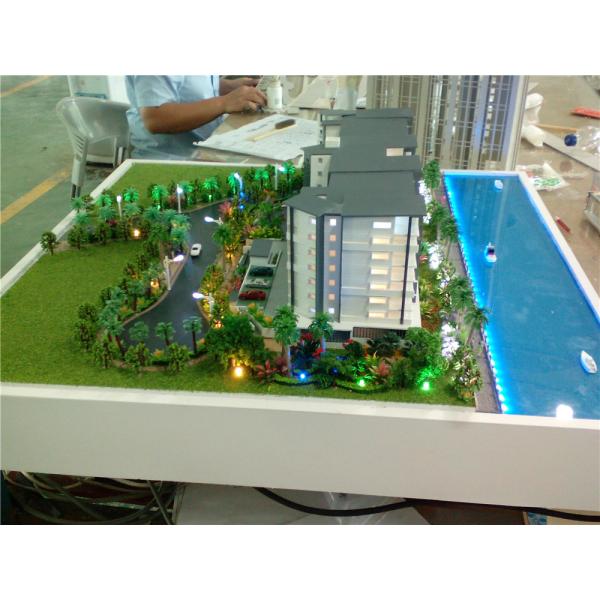 Scale 1/80 Australian Apartment house model with internal Led light