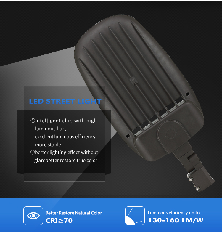 IP66 High Lumen Energy Saving 150W 300W LED Street Light with EMC RoHS CQC CE FCC LVD GS
