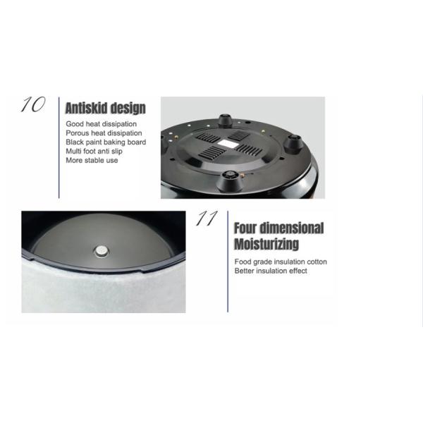 220V 150 Celsius Stainless Steel 304 Commercial Rice Warmers