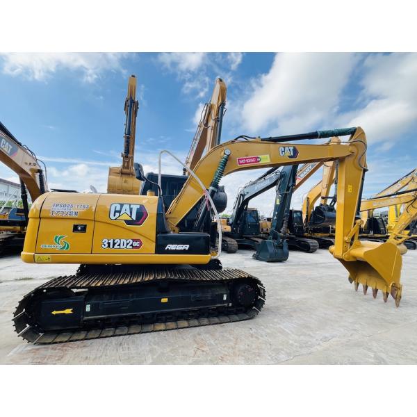 12 Tons 90% New CAT 312D2GC Secondhand Caterpillar Excavator Used CAT Crawler Excavator CAT 312D Construction Machinery