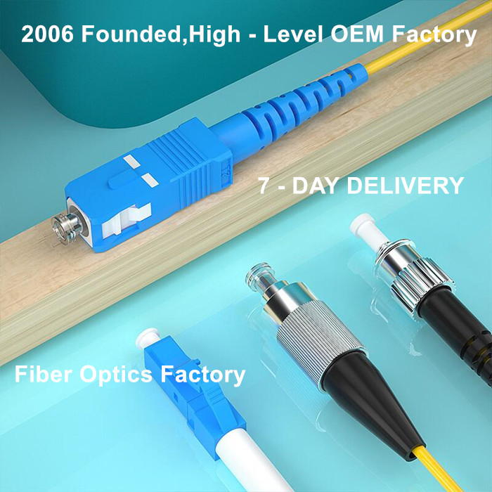 Single Mode LC To SC 2.0mm Fiber Optic Patch Cord