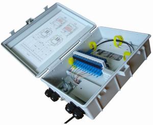 China 1 * 16 Fiber Distribution Box Cable Termination Box 24 Core For FTTH System wholesale