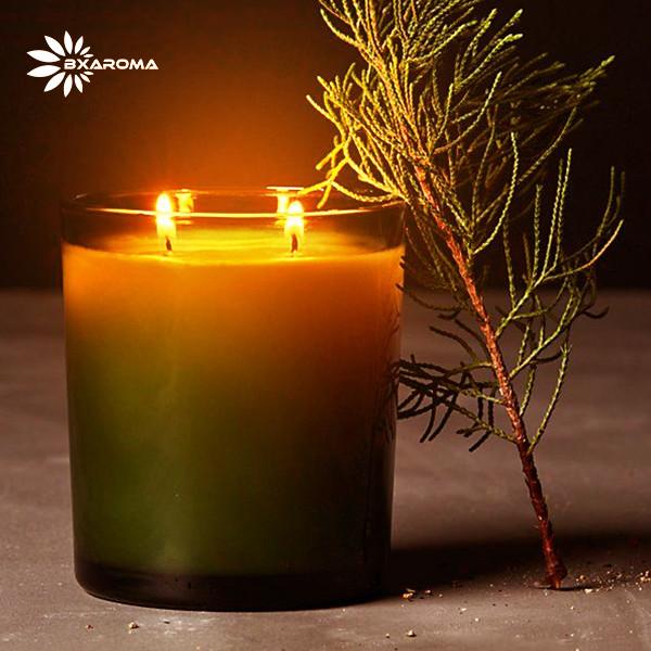 Quality ODM Aromatherapy Aroma Scented Candle Lemon Round Shape Custom for sale