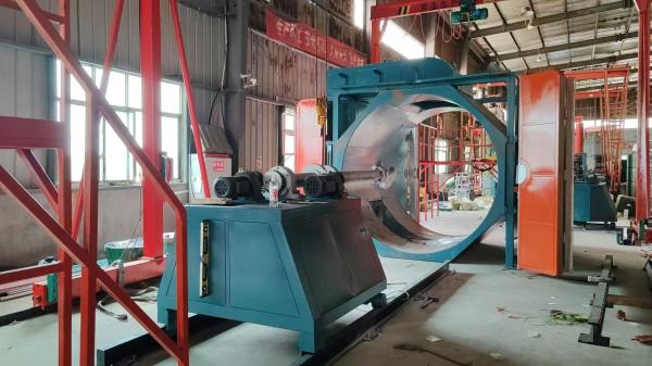 Quality Gas Heated Remote Control Rotational Molding Machine Automatic 2 Arm for sale
