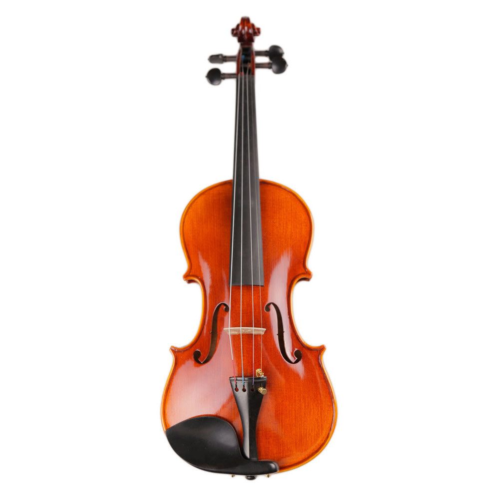 High glossy Children Violin 1/4 size with violin pickup Violins have many strings, including nylon strings, steel string