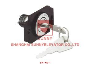 China Elevator door key locks / Push Button Reset Switch Electrical Lift Components wholesale