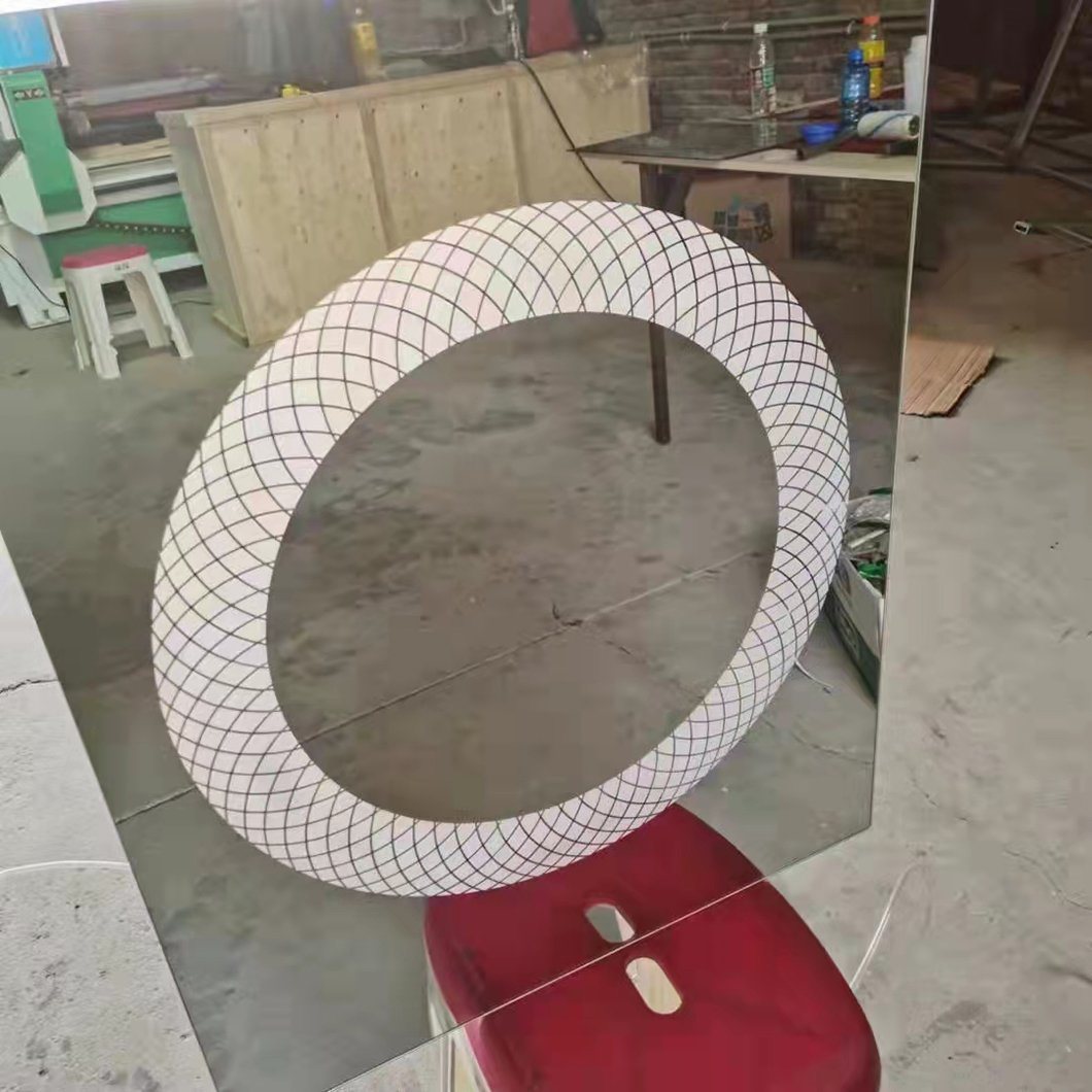 2022 Latest Invention Automatic Sand Blasting Glass for LED Mirror Engraving Machine