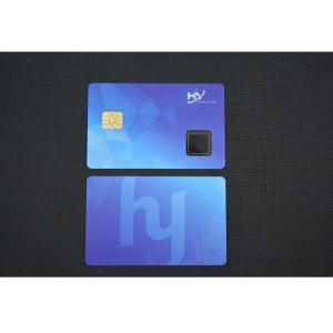 China OTP Binding Embedded Fingerprint Credit Card 1.0mm Two Way Authentication wholesale