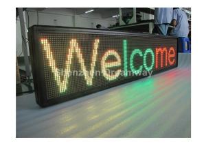 China Lightweight Two Tone 1R1G LED Moving Message Display P 10 with Aluminum Frame wholesale