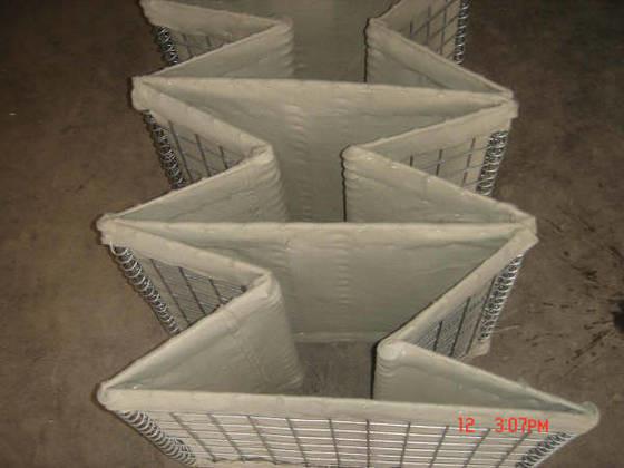 Quality Sand Filled Military Hesco Barriers , Hesco Bastion Gabion Barrier Wall Soldier Protection  for sale