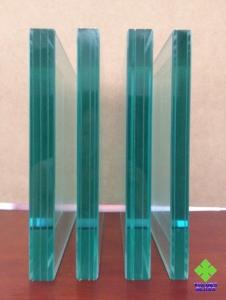 Multi Color Laminated Glass Sheets High Safety For Avoid Causing Injury
