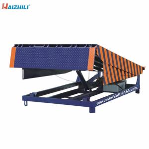 China Warehouse loading bridge 8 ton stationary yard dock leveler in china wholesale