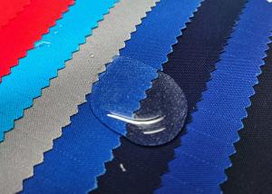 Orange Fire Retardant Cotton Fabric Anti Static Low Formaldehyde Content