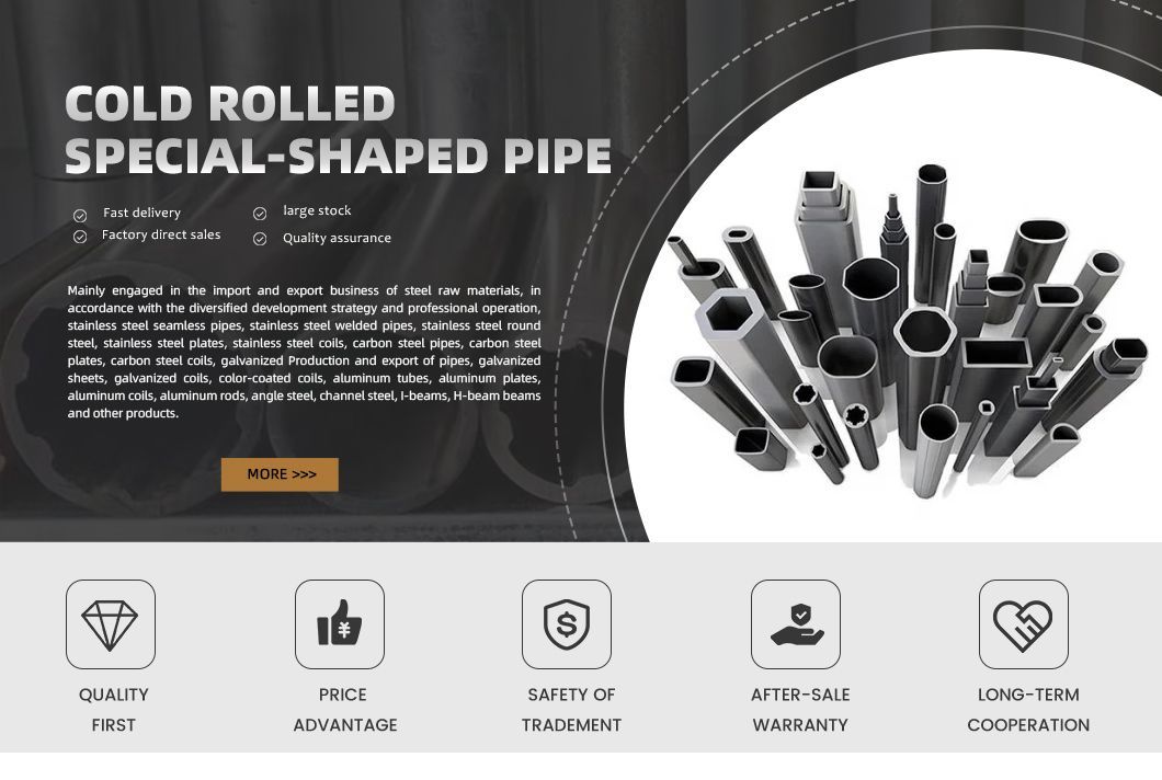 Floor Price Various Types Support Customization External Special-Shaped Steel Pipe