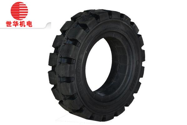 Quality Yuan 15x4.5-8 Solid Industrial Tyres 301 Deep Groove Block Pattern for sale