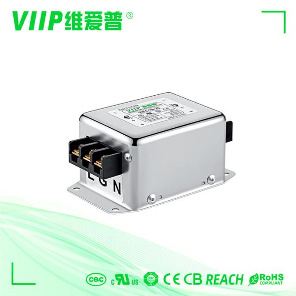 Quality CE ROHS Single Phase RFI Filters 0.5A-300A Electronic Interference Filters for sale