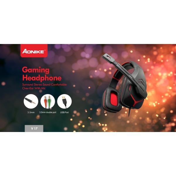 40mm Driver Unit Wired Computer Headset Colorful For TV