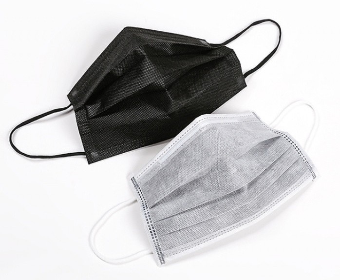 Durable Light Earloop Face Mask Black To Prevent Dust Anti Bacterial