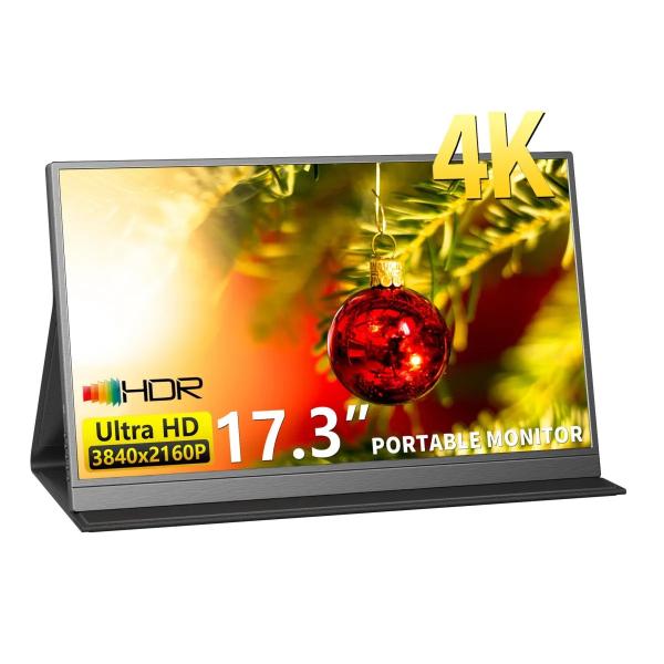 Quality UHD IPS 4K Usb C Tablet External Display Portable Monitor Screen 17.3 Inch for sale