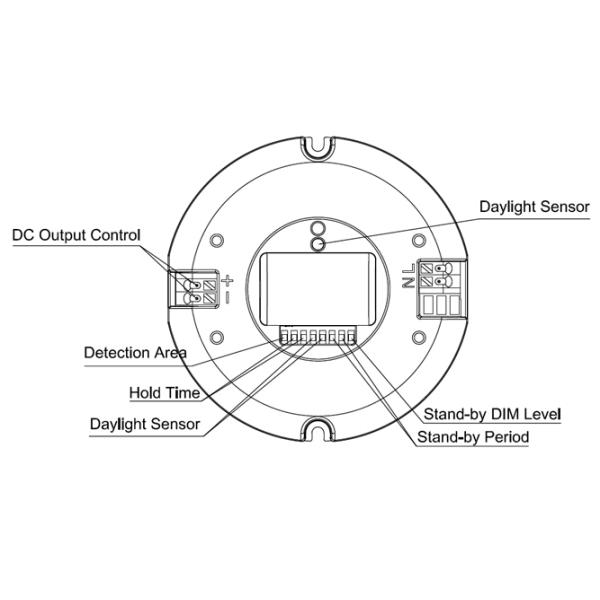 Sensor Dim Driver Daylight Priority Dimming Control Constant Current Compact Design Led Driver MLC28C-DP