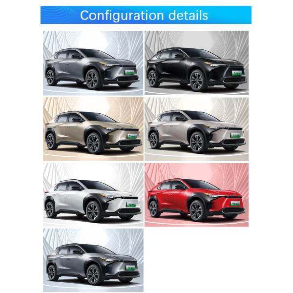 Adults Energy Vehicles 2023 Electric To-yota Bz4x 4WD EV SUV with Max Speed of 160km/h and Cruising Range of 560km