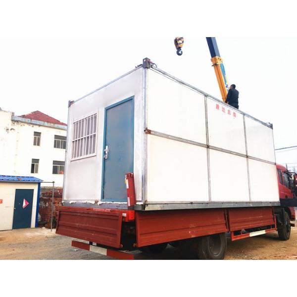 Galvanized Fold Out Container House , Expendable Modular Shipping Container Homes