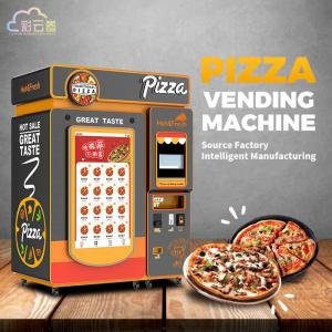 High Temperature Range Up To 500°F Pizza Vending Machine with 32 Inch Screen and 220V Voltage