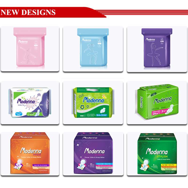 High Absorbency Organic Cotton Maxi Pads Disposable Women Thick Sanitary Pads