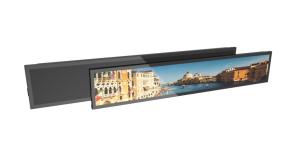 Ultra Wide Stretched Bar LCD Monitor Android 23.4 Inch Shelf Video Strip High Resolution