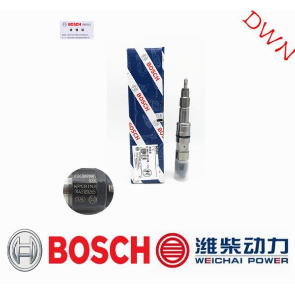 BOSCH common rail diesel fuel Engine Injector 0445120265 612630090001 for WEICHAI WP12 Engine