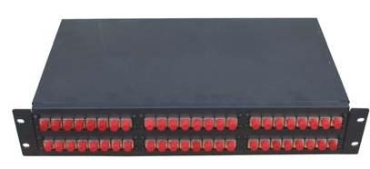 Quality Flexible Optical Fiber Distribution Box 19' Standard Rack Design With Static Spray for sale