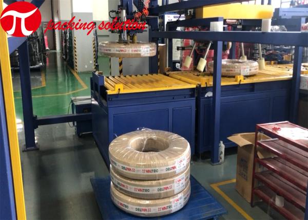 Plastic Pipe Packing Machine High Efficiency Automotic With Stacking Labeling