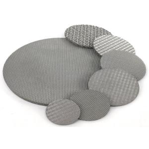 SGS Certified 90% 2.5um Stainless Steel Filter Disc For Particle Removal