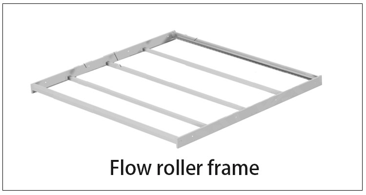 Heavy Duty Carton Flow Rack 5 Layer Gravity Flow Roller Rack Customized