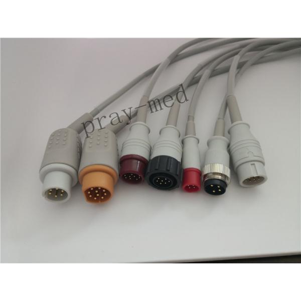 Mindray PM9000 Invasive Blood Pressure Cable 4mm Diameter With Medix Yoke Side
