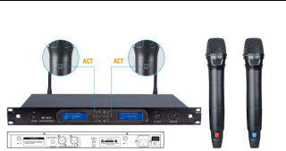 excellent quality 8008 wireless microphone system 200 channels infrared LCD handheld