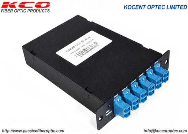 Quality FTTx Solutions Wavelength Division Multiplexer LC UPC 4CH LGX CWDM Module for sale