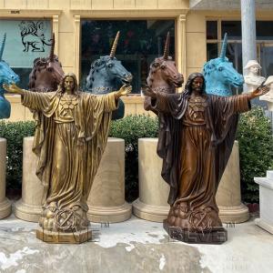 China Brass Bronze Jesus Statue Life Size Religious Statues Catholic Metal Sculpture Spots Goods Outdoor Church wholesale