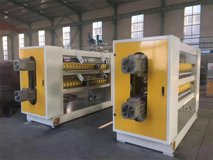 Dual Helical Knife Double-Layer Rotary Cut-off Machine for Corrugator Line 6000mm Track