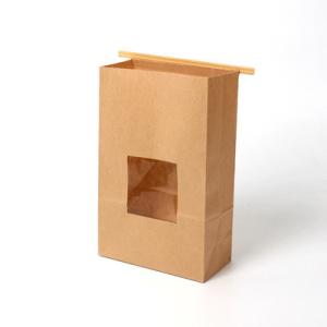 China 40gsm-150gsm French Bread Paper Bag Sharp Bottom Window wholesale
