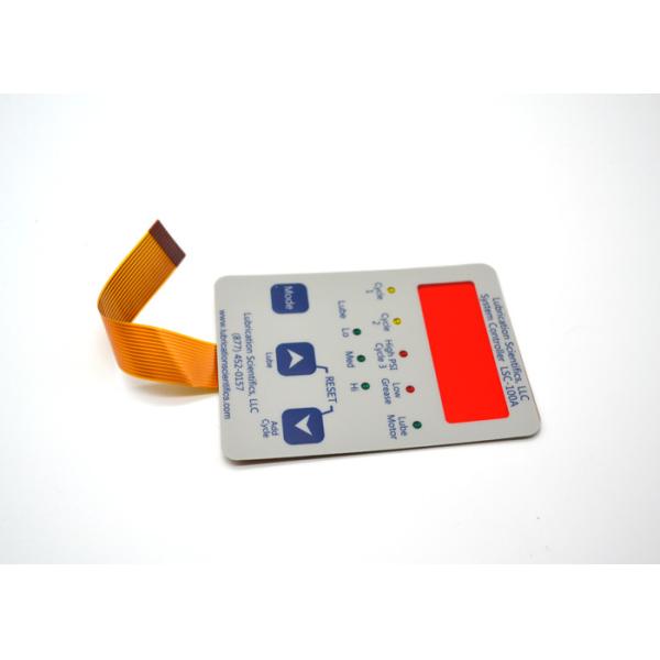 LED Embossed Tactile FPC Membrane Switch Keypad Moisture Proof 0.3mm Thick