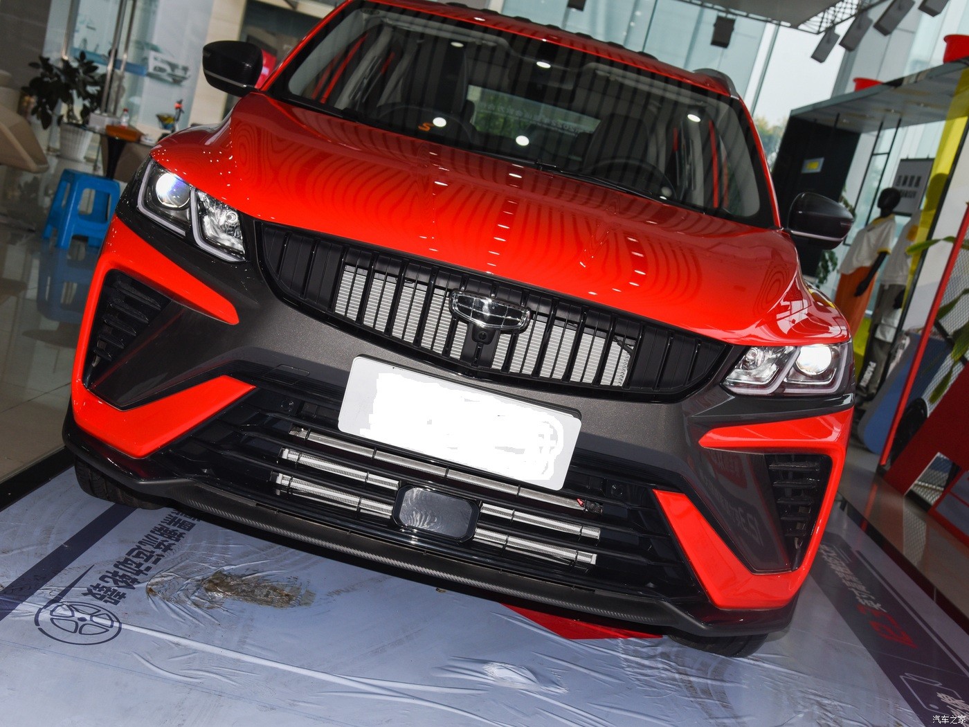 Geely Binyue Coolray Gasoline Car New SUV Maunal 1.4T 1.5T Red Color