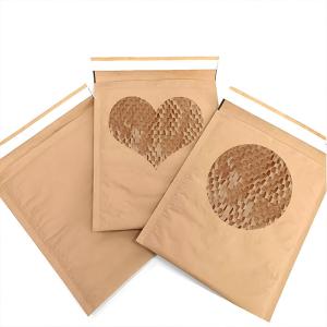China Brown Honeycomb Paper Mailer Waterproof 30x40cm Recycled Paper Mailing Bags wholesale