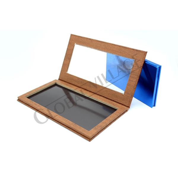 Wooden Paper Empty Magnetic Palette Acrylic Window Cardboard Eyeshadow Palette