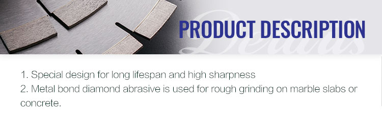 Metal Diamond Frankfurt Abrasive Grit 36/46/60/80/120/180/240/320 for Marble Grinding