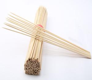 China 40cm Long Barbecue Bamboo Sticks Large BBQ Bamboo Skewers wholesale