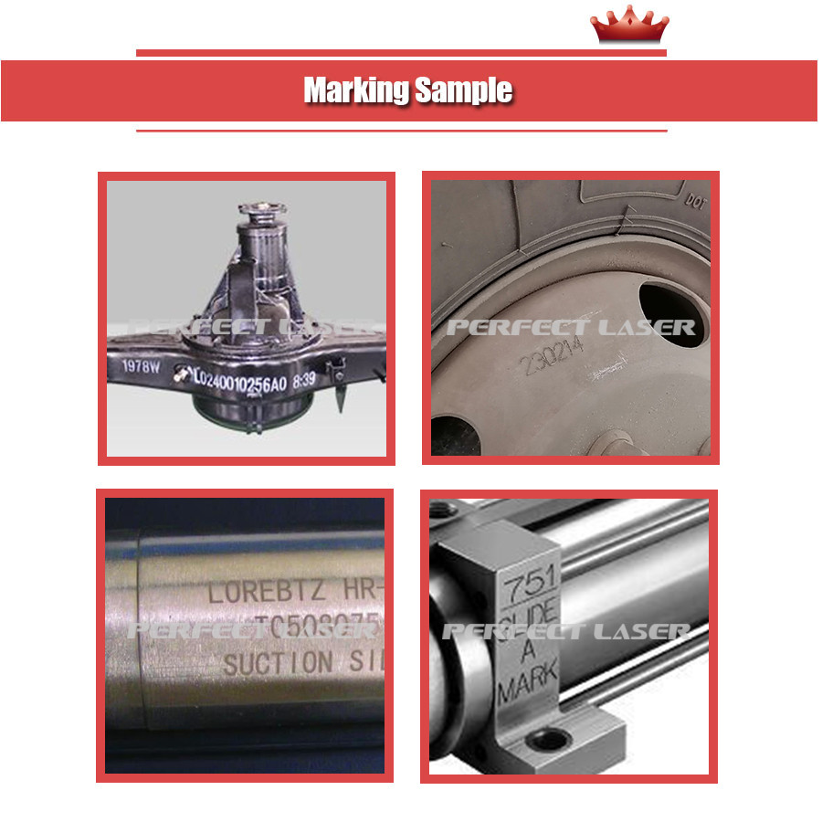 Pin Metal Number Pneumatic Dot Peen Marking Machine LCD Control Type