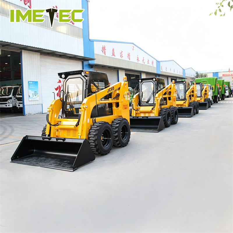 850kg Compact Skid Steer Track Loader Machine For Material Handling
