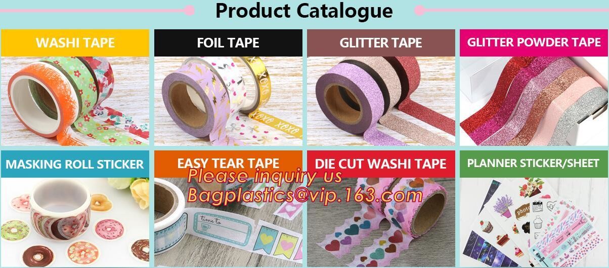 foil washi tape holographic foil washi tape,Gold Laser Decorative Reflective Customized Washi Tape,Decorative Adhesive T